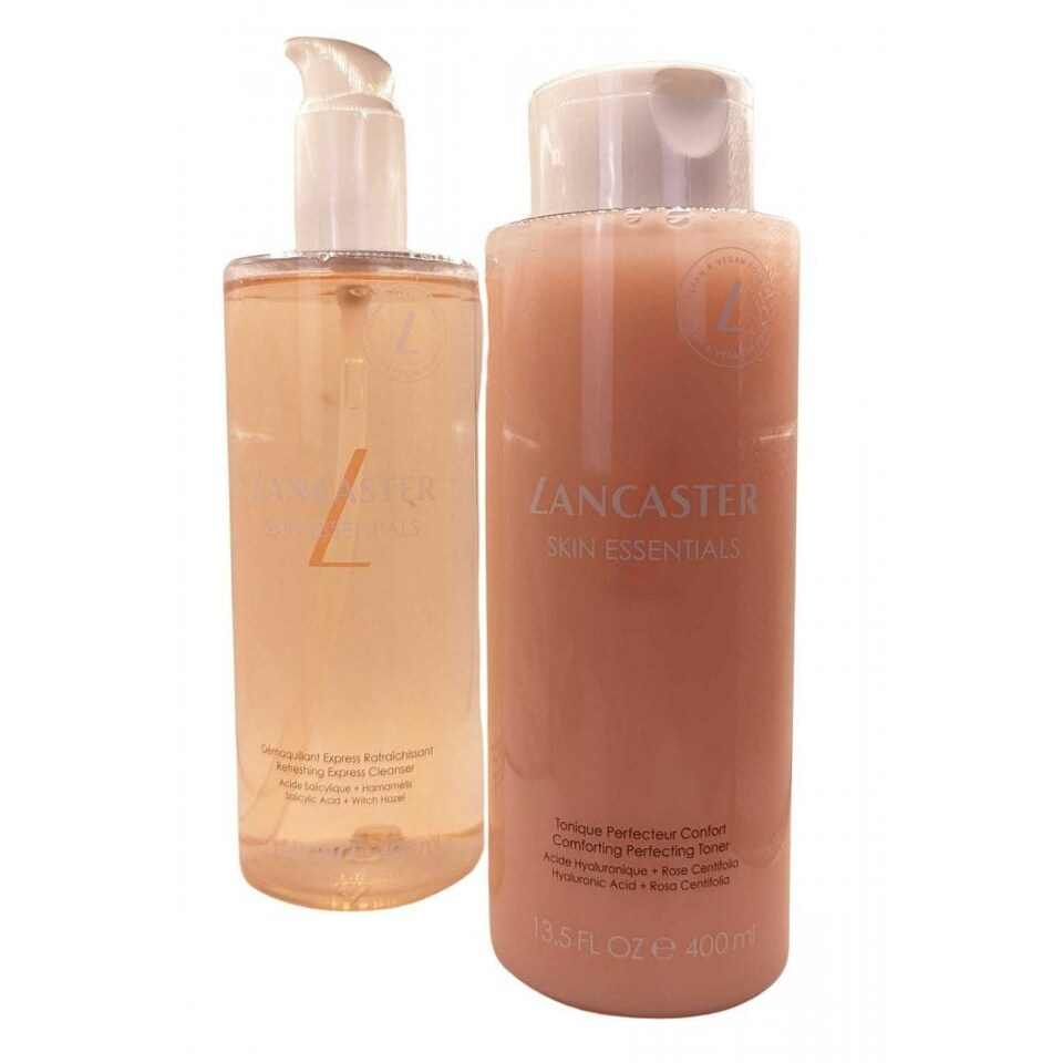 image 1 of Lancaster My Comforting Cleansing Routine Set Express Cleanser 400ml and Toner 400ml