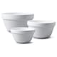 image 1 of Wm Bartleet & Sons Porcelain Pudding Basin, Set of 3 White