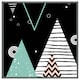 image 1 of Triangles, circles & zig zag patterns (Picutre Frame) Grey | XS