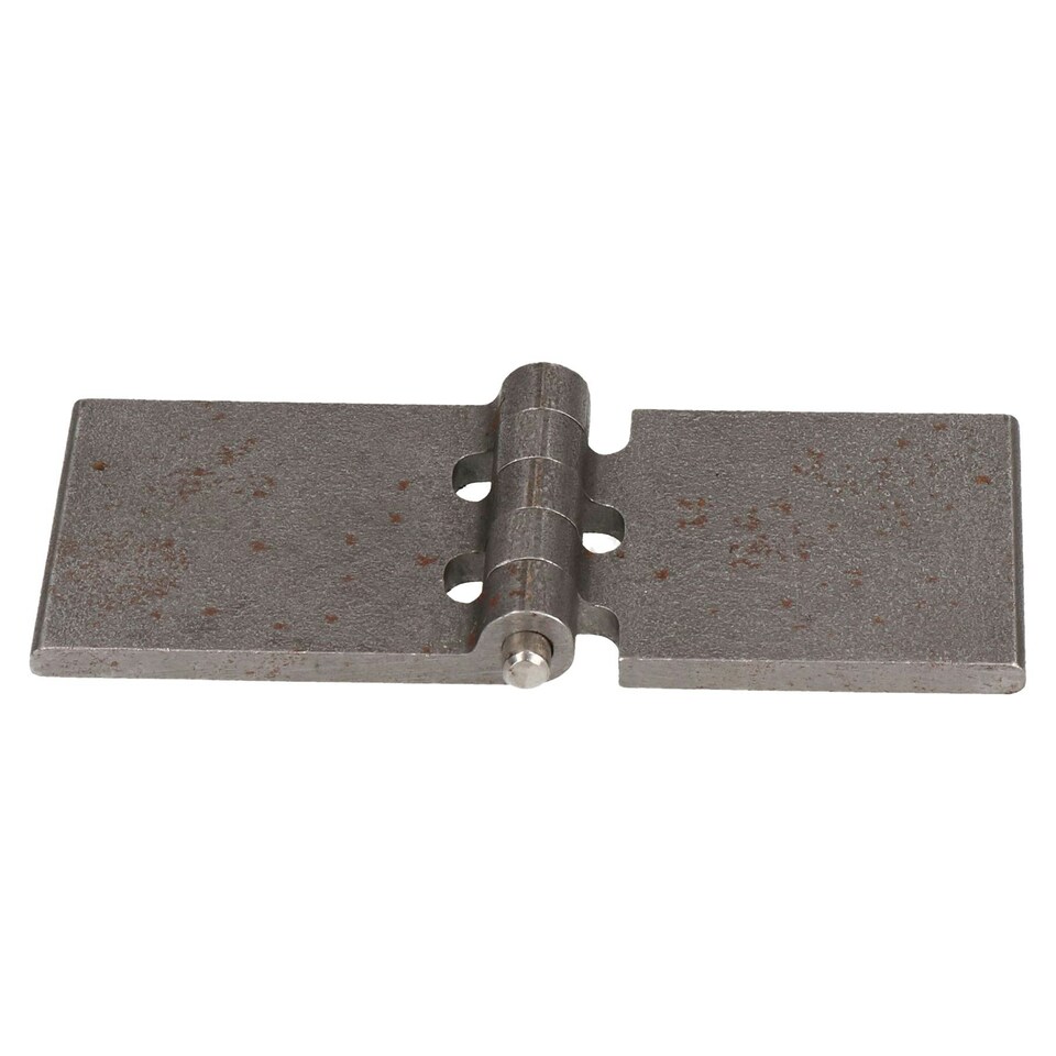 image 1 of Pack of 2 Solid Drawn Steel Butt Hinges Extra Heavy Duty Industrial 50x120mm Silver