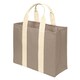image 2 of Brand Lab Wrap Canvas Tote Bag - Mushroom/Natural - One Size Brown