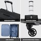 image 7 of Flight Knight Lightweight 4 Wheel 800D Soft Case Suitcases Anti Crack Cabin & Hold Luggage Options 100 Airlines Approved - Including easyJet, BA & Many More! Red | Burgundy | Large