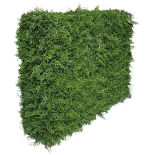 True Products Premium Freestanding Artificial Fern Hedge on Metal Frame - Medium