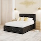 image 9 of Hollywood Ottoman Storage Bed Double Black | Black | Black