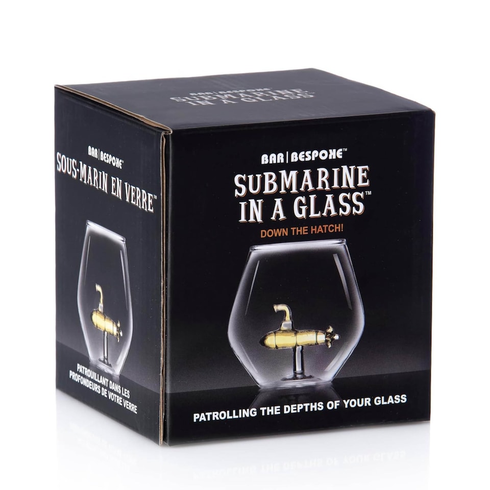 image 1 of Bar Bespoke Set of 2 Submarine in a Glass