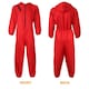 image 5 of Bank Robber Costume, Mask & Gloves Red | XL