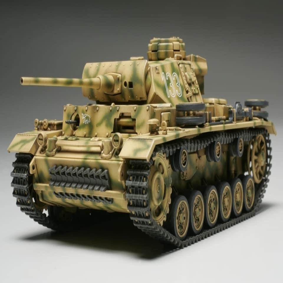 Tamiya German Panzerkampfwagen III Ausf.L (1:48 Scale)