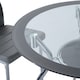 image 8 of HOMCOM Round Dining Table Set for 4, Kitchen Table and Chairs with Cushion