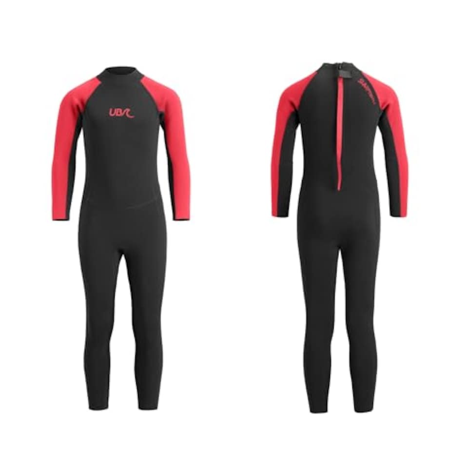image 1 of Urban Beach Sharptooth Kids Full Length 2mm Summer Wetsuit, Stretchy Neoprene Surfing & Diving Wetsuit With Uv Protection