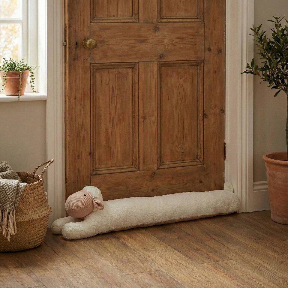 image 1 of 90cm Sheep Novelty Draught Excluder