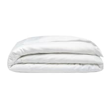 Belledorm 400 Thread Count Egyptian Cotton Oxford Duvet Cover - White - Single