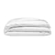 image 1 of Belledorm 400 Thread Count Egyptian Cotton Oxford Duvet Cover - White - Single