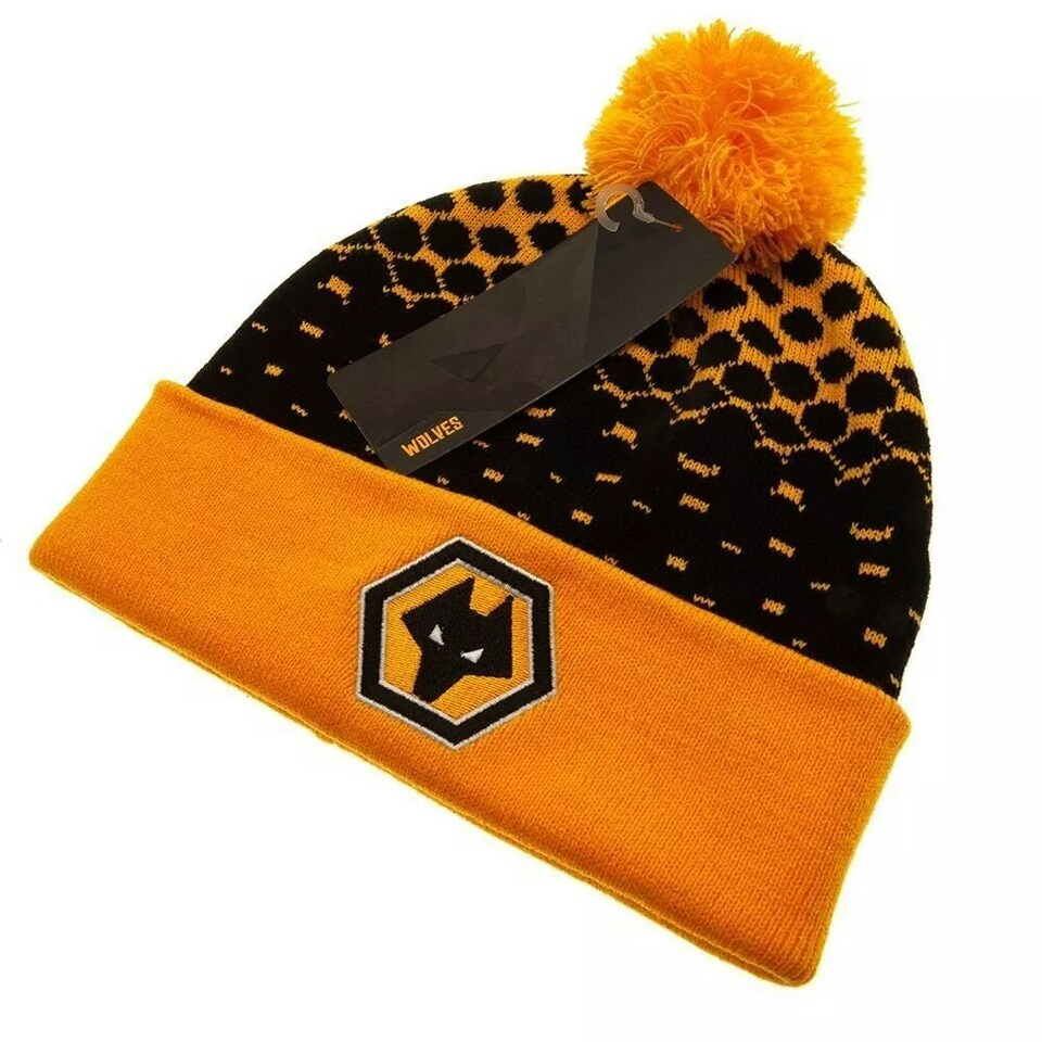 image 1 of Wolverhampton Wanderers FC Fade Bobble Hat