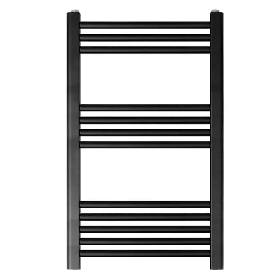 image 1 of Straight Heated Towel Rail Radiator, 239W, 500 x 800mm, Anthracite | Grey | Anthracite