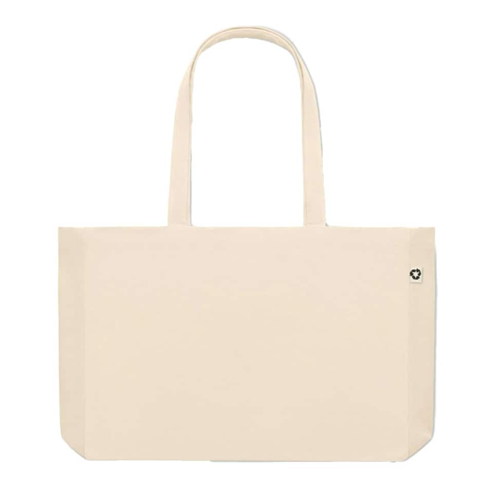 image 1 of MidOcean Respect Recycled Canvas Bag - Beige - One Size Brown
