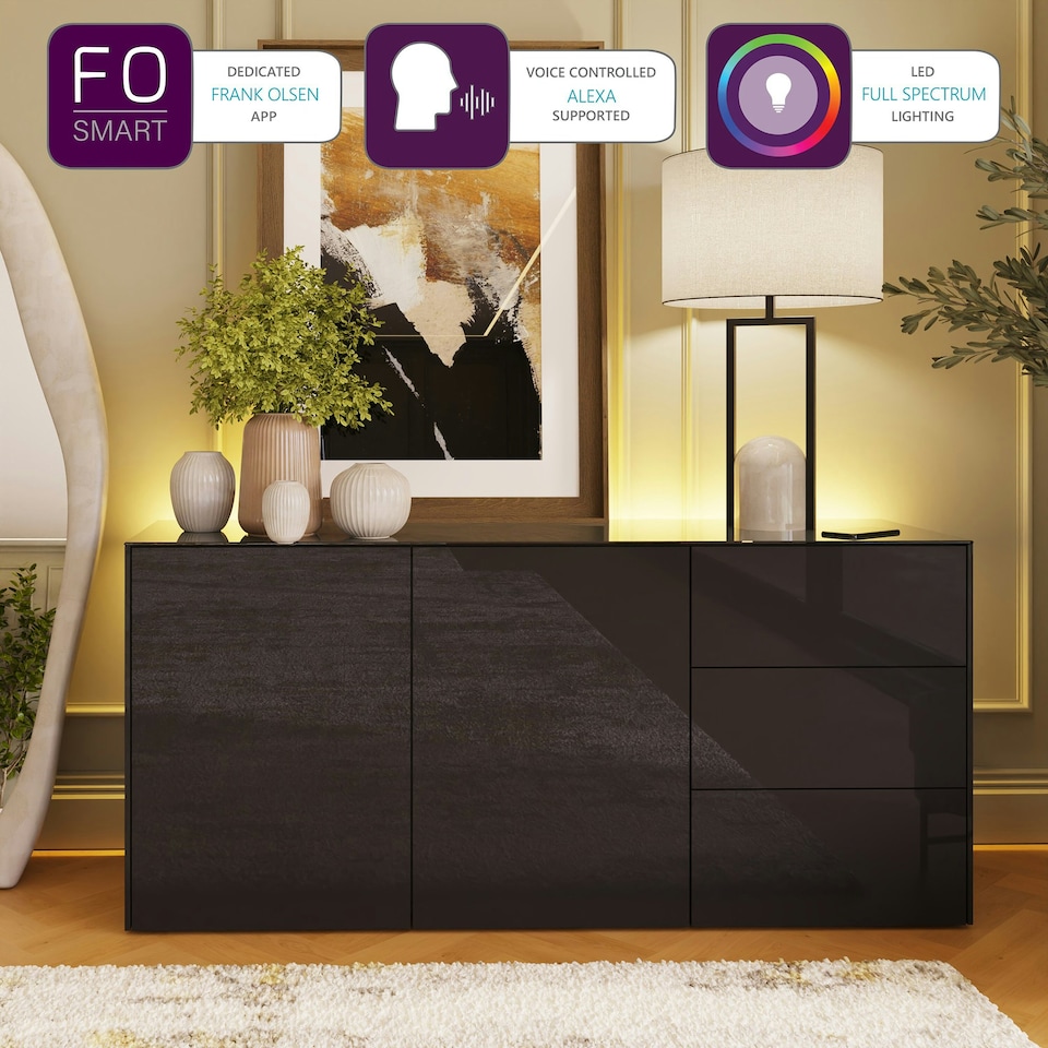 image 1 of Frank Olsen Intel Sideboard Black | Black