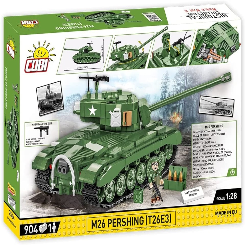 image 1 of Cobi - World War II - M26 PERSHING (T26E3) (904 Pieces)