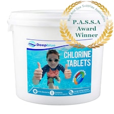 Deep Blue Professional - Multifunctional 200g Chlorine Tablets 5 kg WITH Floating dispenser. Stabilised clarifier algae inhibitor