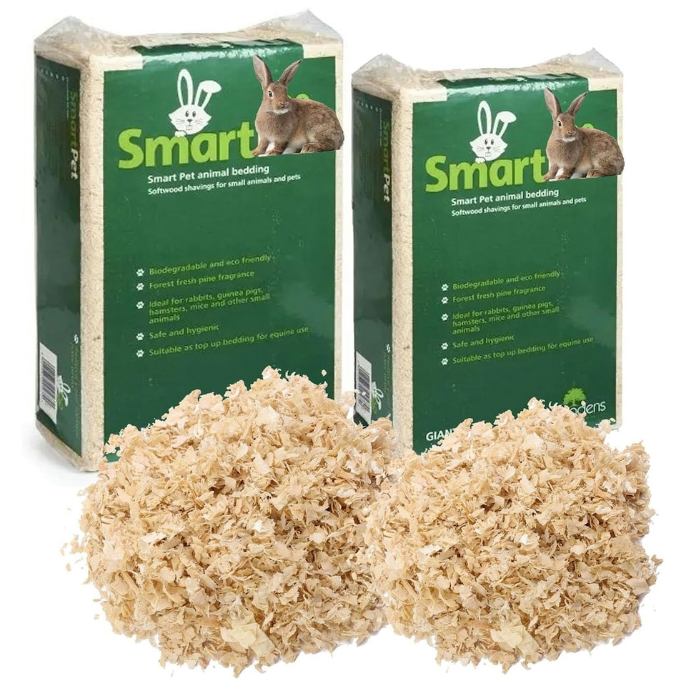 image 1 of 4kg (3 Bags) Soft Wood Shavings For Pet Bedding Small Pets & Animals