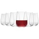 image 1 of LAV Gaia Extra Large Stemless Wine Glasses - 590ml - Clear - Pack of 6 Clear