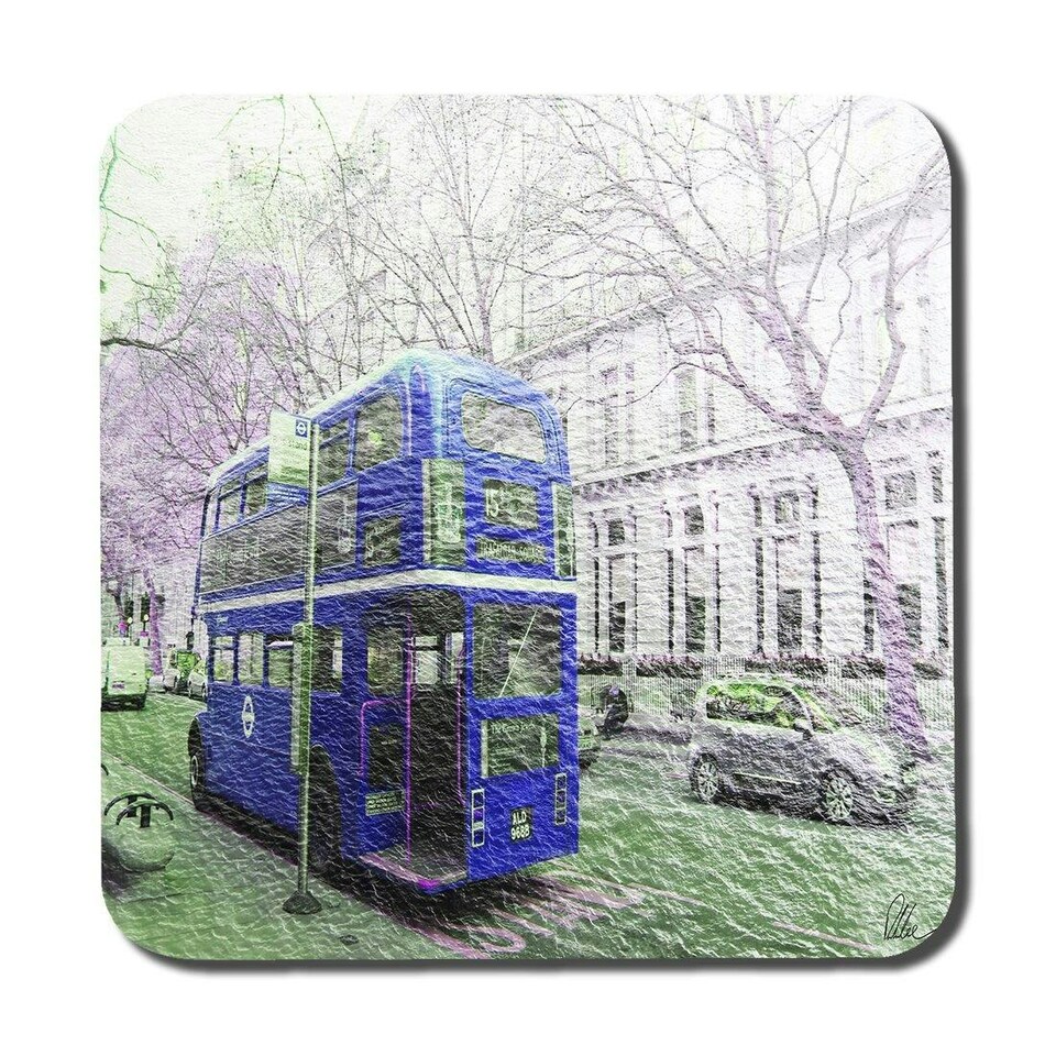 image 1 of London bus Behind blue (Coaster)