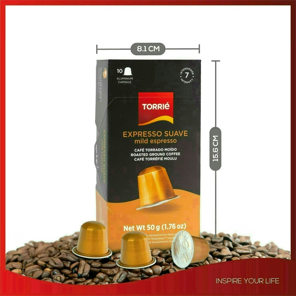 image 1 of Mild Aluminium Nespresso ® Compatible Coffee Capsules (10 Pods)