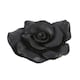 image 2 of Something Different Resin Rose Incense Stick Holder - Black - One Size