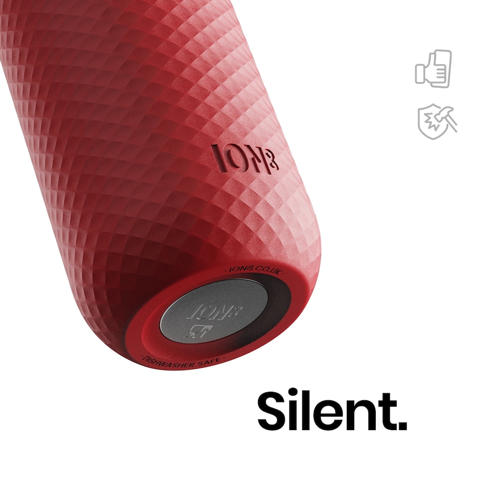 image 1 of ION8 ROAM Insulated Steel Water Bottle, Rubberised, 655ml / 22oz