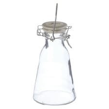 Interiors by Premier Juice Storage Bottle, Personalized Clear Glassware Bottle, Versatile Transparent Drinking Water Bottle