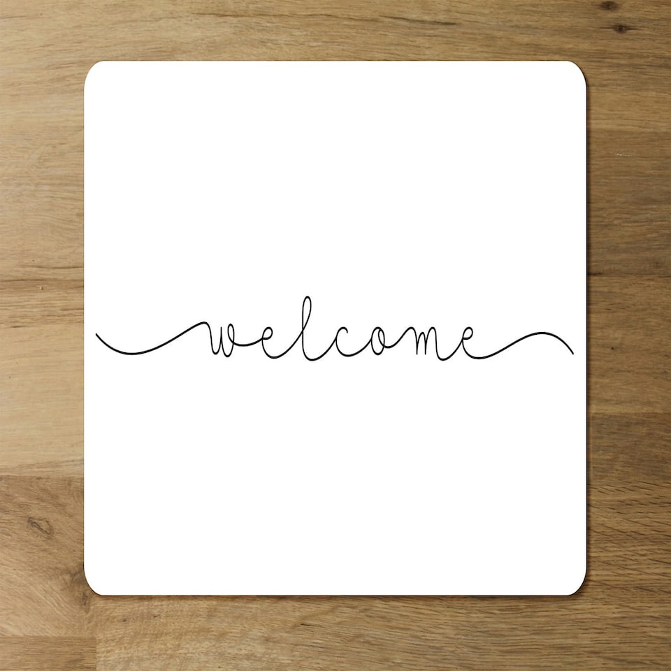 image 1 of Text Welcome (Placemat & Coaster Set)