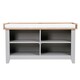 image 1 of Charnwood Hallway Bench with Open Shoe Tidy Free Standing Grey 20kg