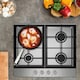 image 3 of Statesman GH161SS 4 Burner Gas Hob, Cooker Cooktop with Wok Burner