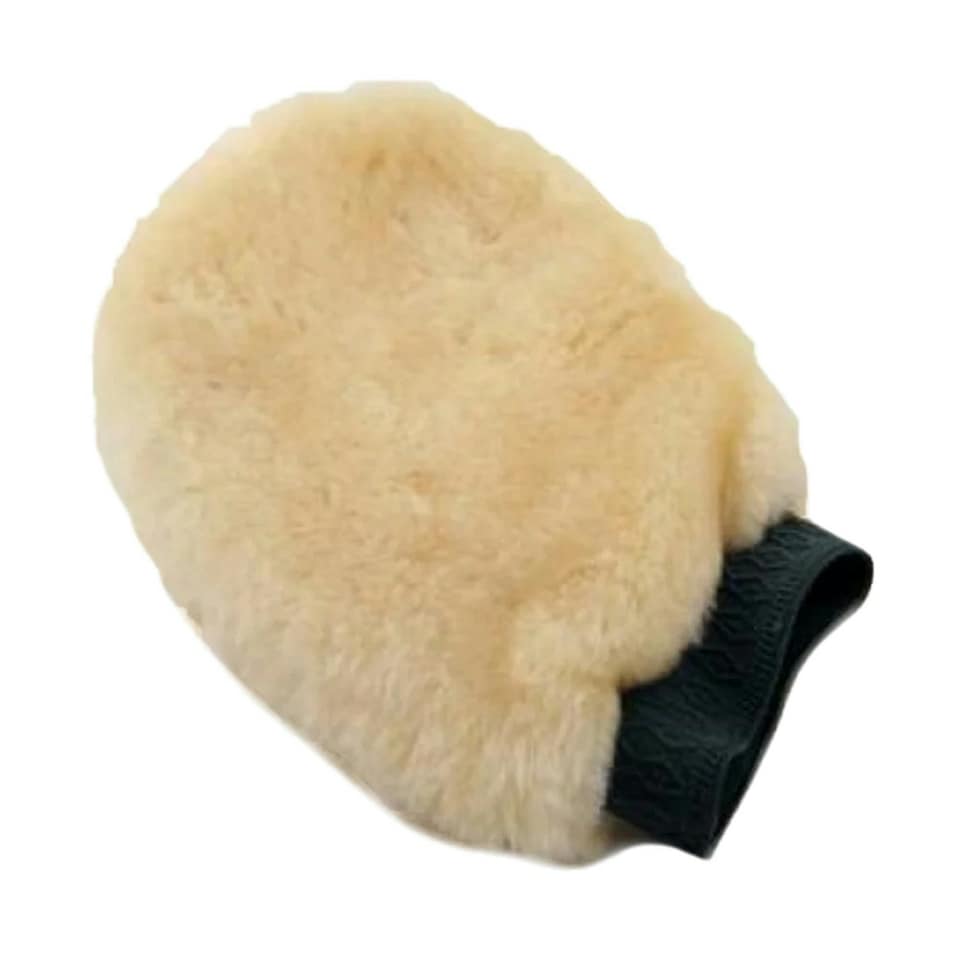 image 1 of Eastern Counties Leather Sheepskin Polishing Mitten - Natural - One Size