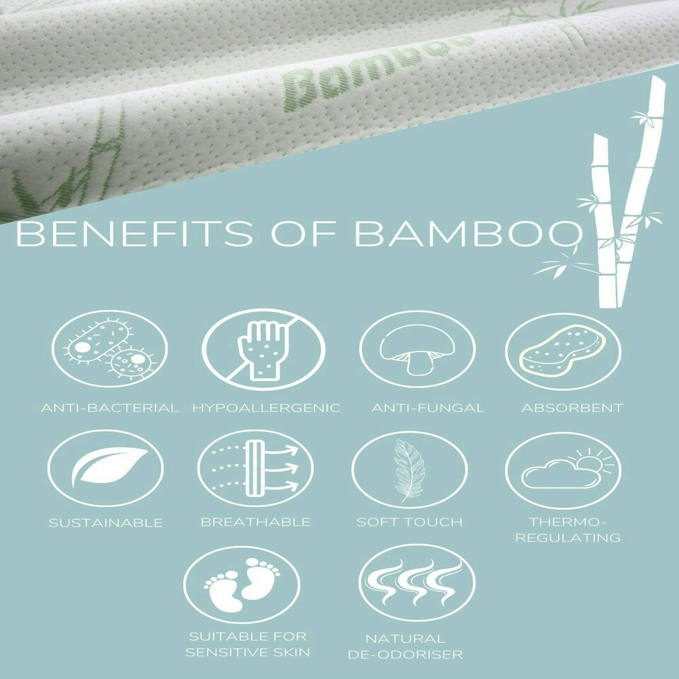 image 1 of Protector Bamboo Single Waterproof Protector