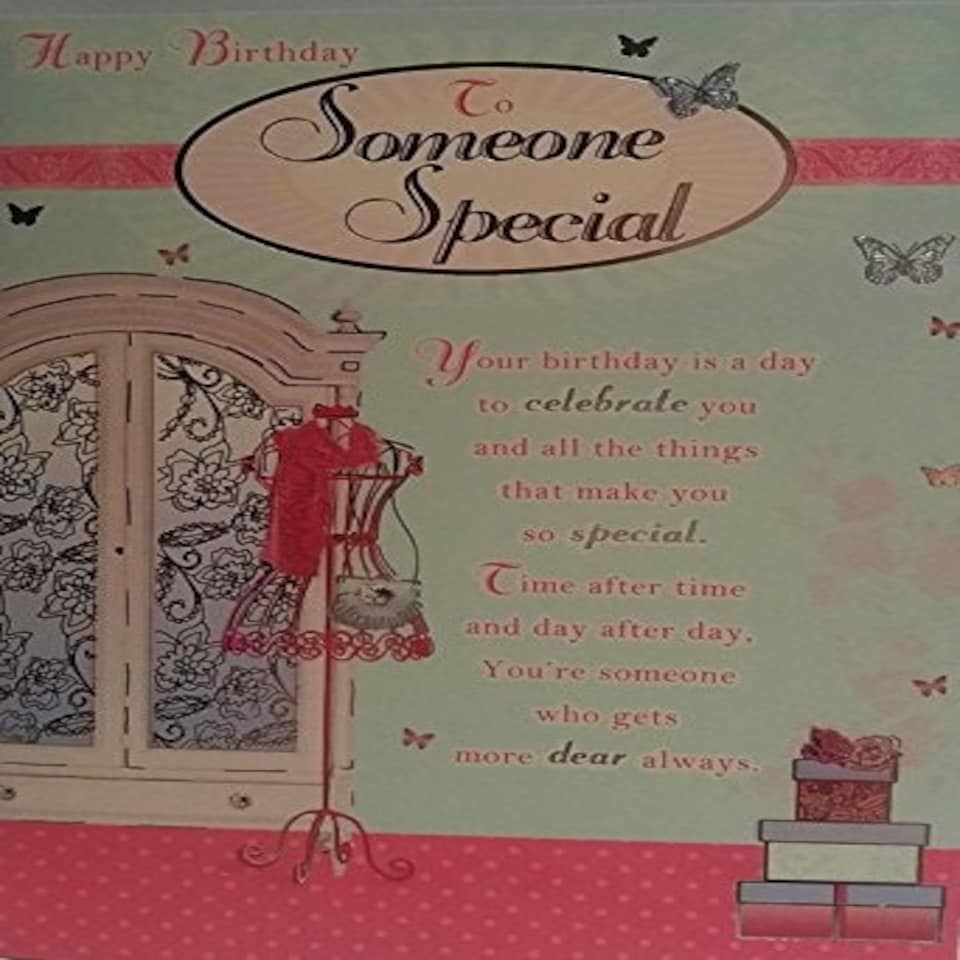 image 1 of Happy Birthday To Someone Special Greeting Card