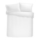 image 3 of Appletree 200TC Plain Dye Duvet Cover Set White with Silver Piping