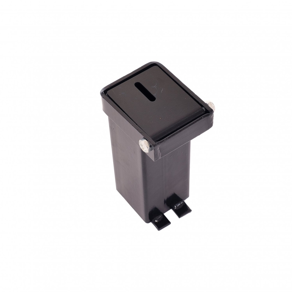 image 1 of Removable Locking Security Post Parking Space Bollard Barrier | Yellow
