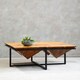 image 2 of Interiors by Premier Acacia Pyramid Coffee Table Brown