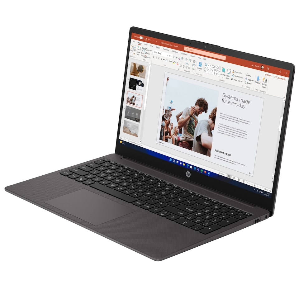 image 1 of HP 255 G10 Notebook - AMD Ryzen 5 - 7530U 16GB 512GB SSD  15.6 Inch Full HD Windows 11 Home Laptop