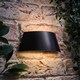 image 3 of ValueLights John Black Curved IP65 LED Up/Down Outdoor Wall Light | Black