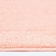 image 3 of Homescapes Imperial Plain Cotton Bath Mat - Peach | Orange | 50 x 80 cm