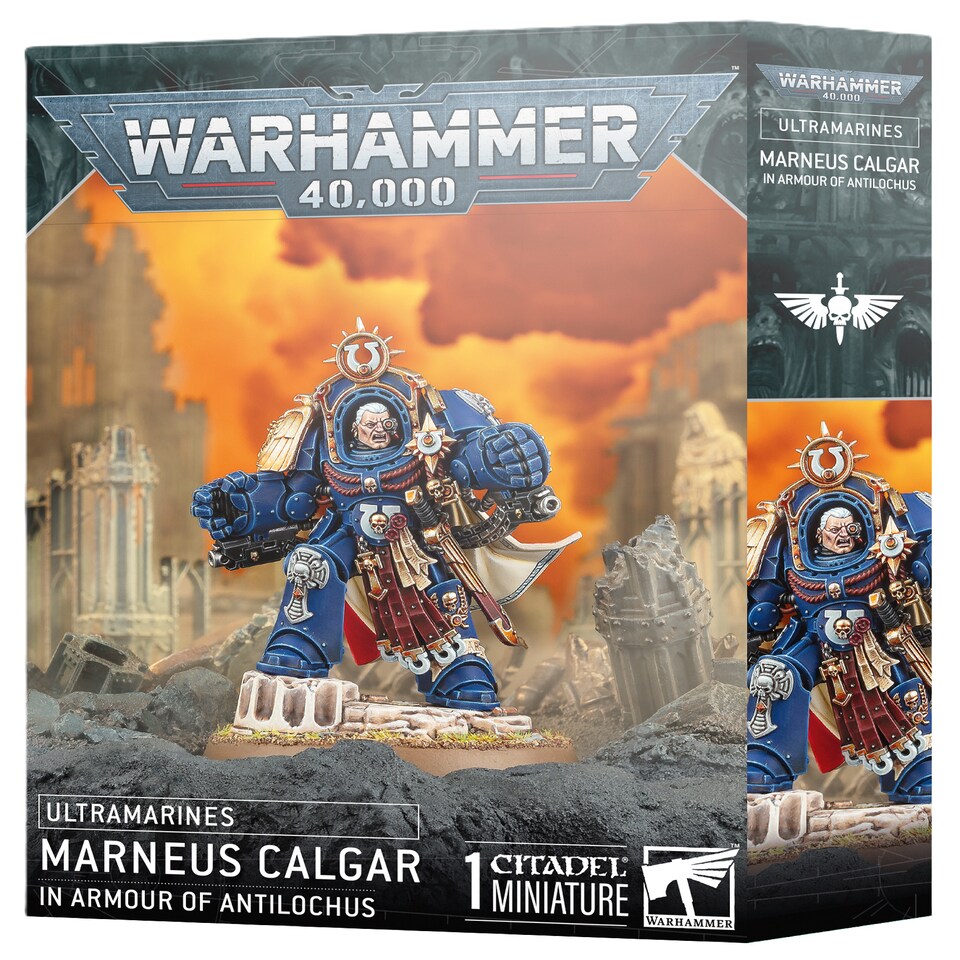 Marneus Calgar In Armour Of Antilochus Ultramarines Warhammer 40K