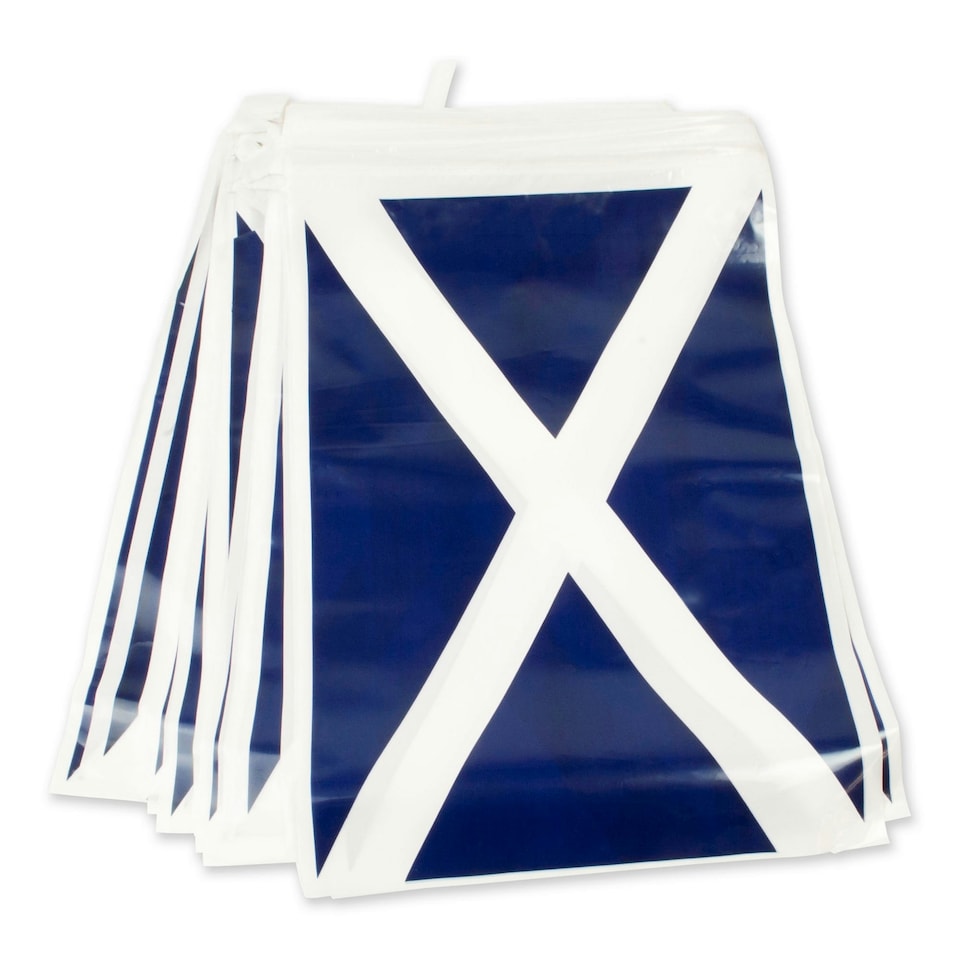 image 1 of Bristol Novelty Scotland Flag Bunting - Blue/White - One Size
