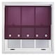 image 3 of FURNISHED Roller Blinds Daylight Round Eyelet Light Filtering Easy Fit Trimmable Window Blind | Purple | Aubergine | (W) 225cm x (L) 165cm