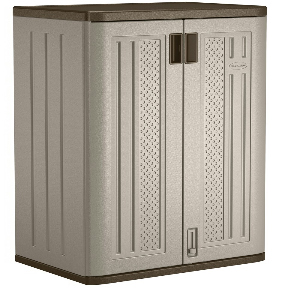 image 1 of Suncast Haven Base Storage Cabinet | Grey