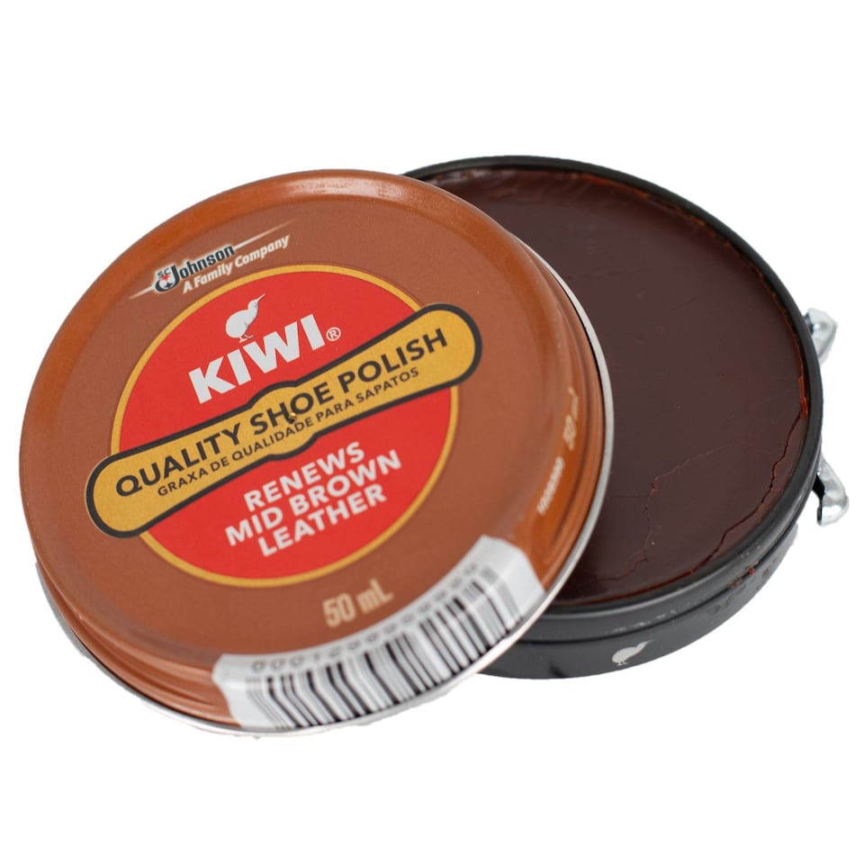 image 1 of Kiwi Shoe Polish Wax - Classic Shine and Protection for Leather 50ml