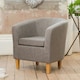 image 2 of Alderwood Fabric Tub Chair - Dark Grey