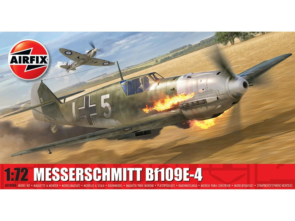 Airfix German Messerschmitt Bf109E-4 (1:72 Scale)