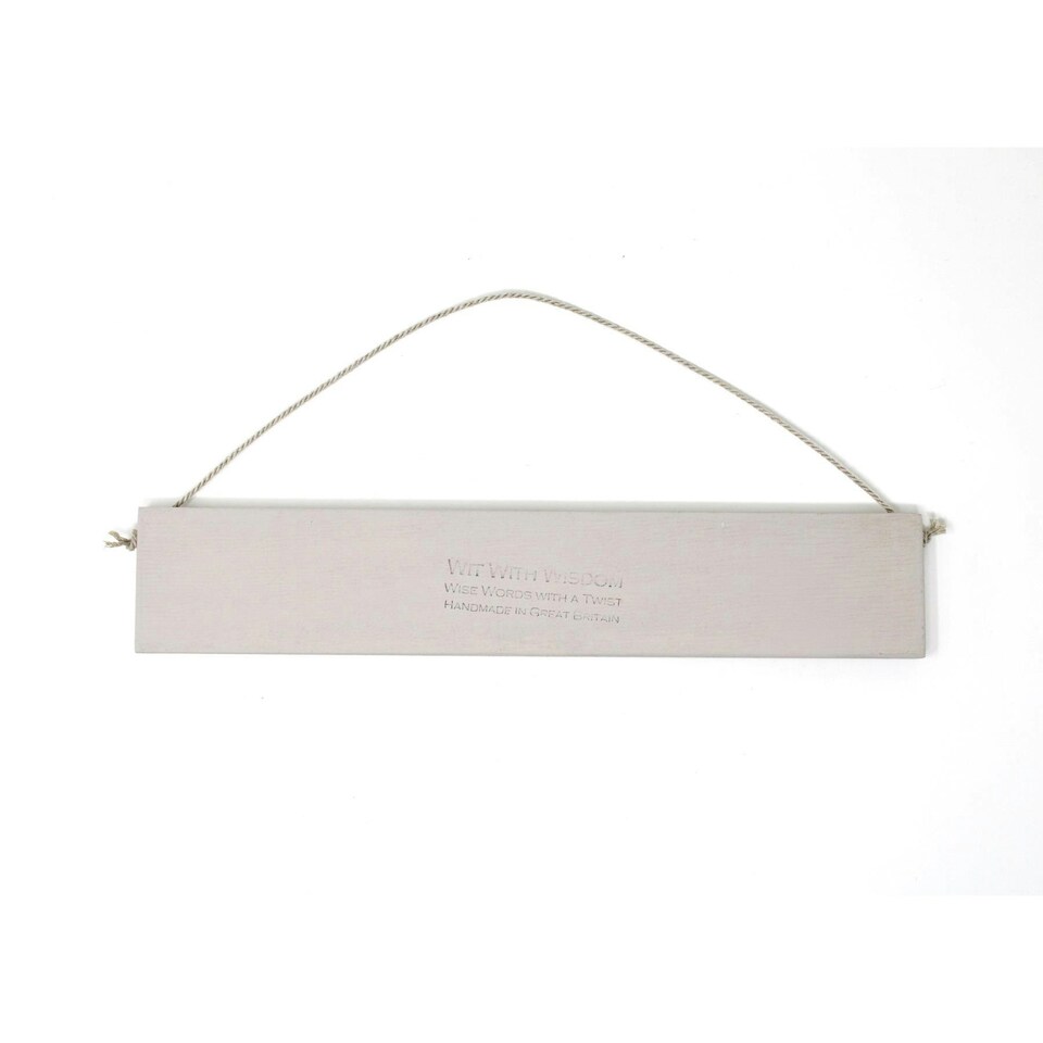 image 1 of Wit With Wisdom Wooden Hanging Sign - I May Not Have Lost