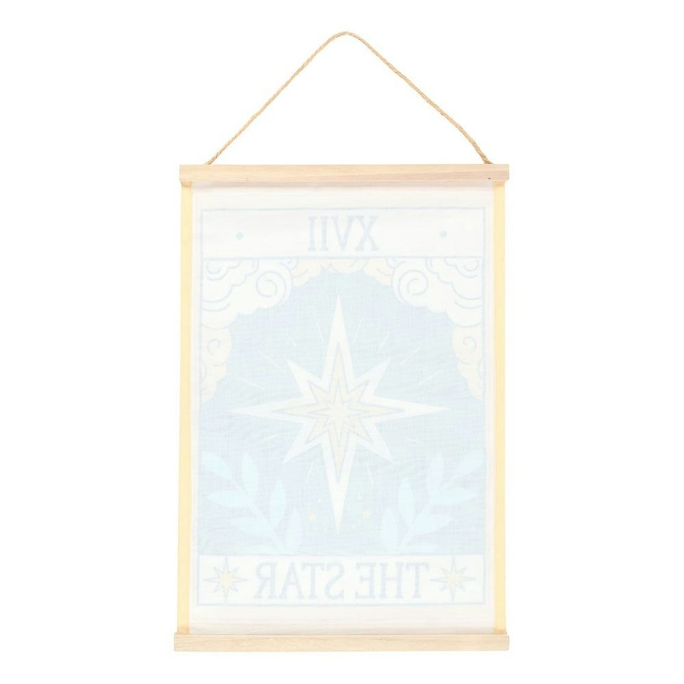 image 1 of Something Different The Star Vintage Tarot Wall Hanger - Multicoloured - One Size